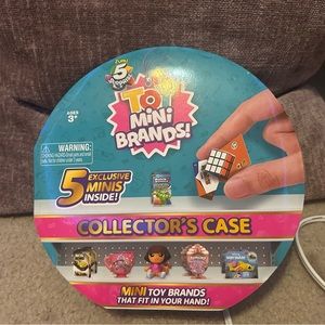 Toy mini brands collectors case